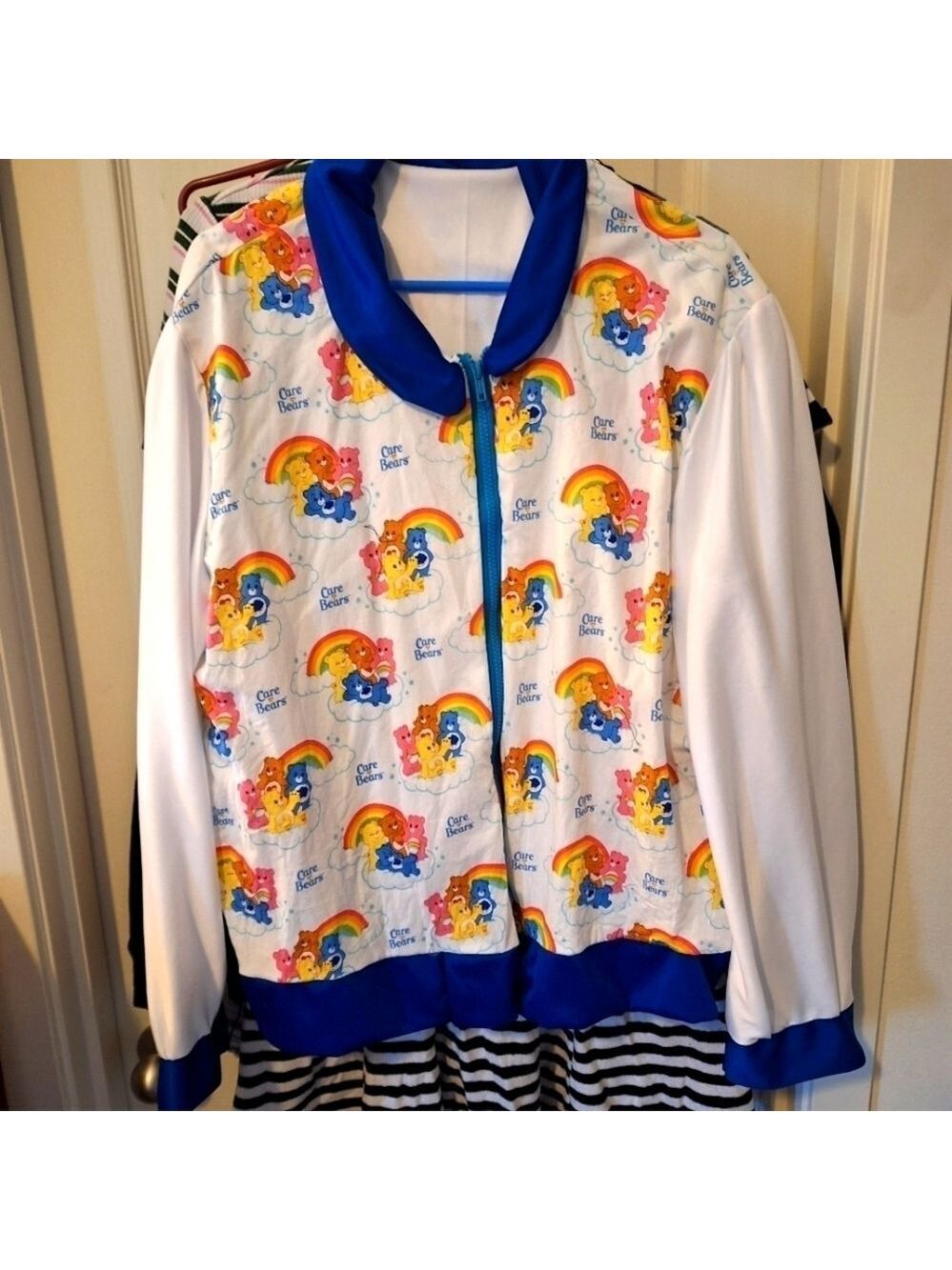 Care Bear Fabric Track Jacket Handmade Large